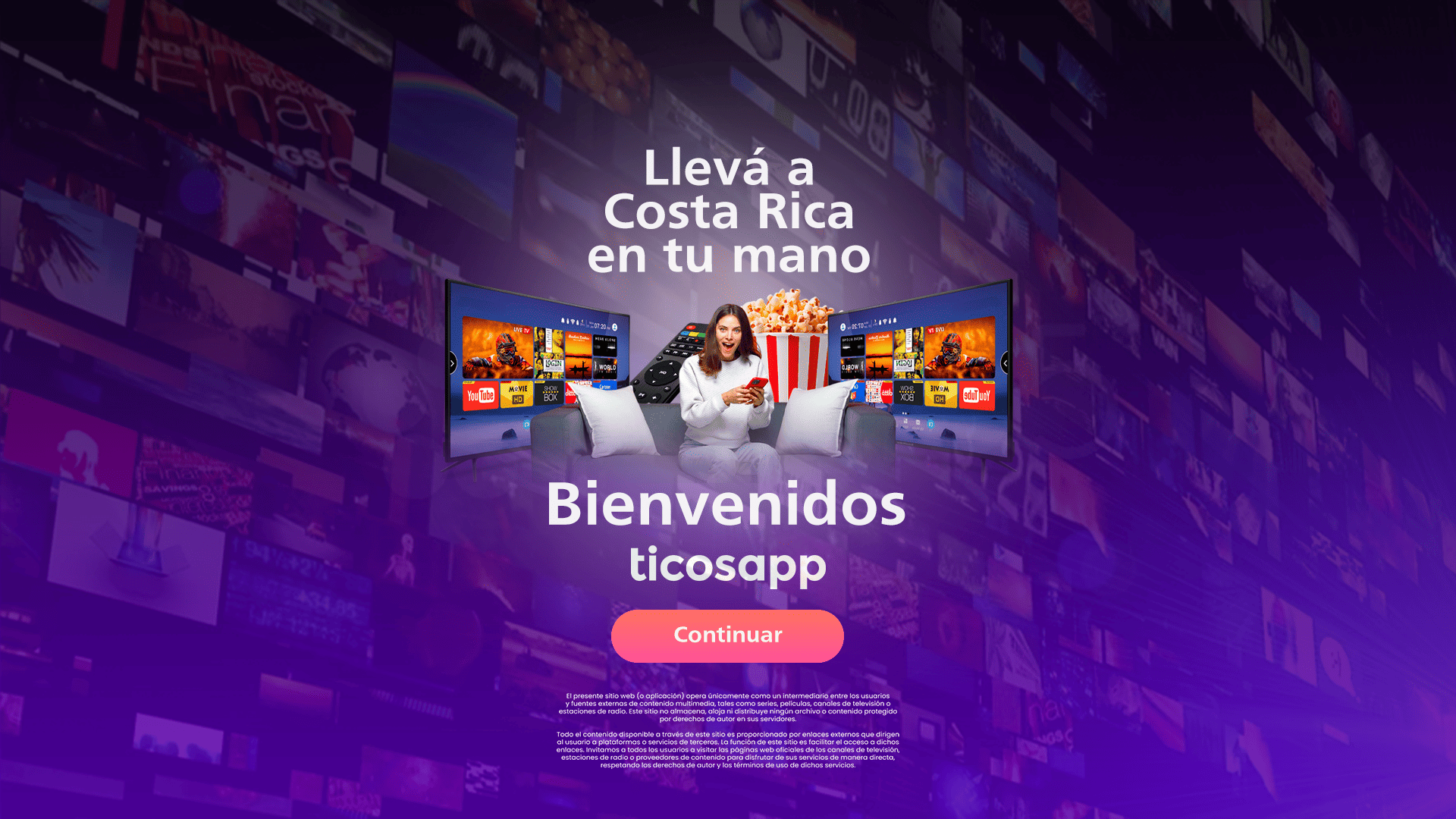 Bienvenidos a Ticotv App